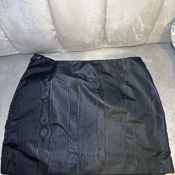 RED VALENTINO Black Bow Mini Skirt - Size 46 - Picture 11 of 12